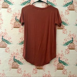 Marlow Tops - Marlow: Burnt Orange VNeck Shirt Marlow Tops - Marlow: Burnt Orange VNeck Shirt